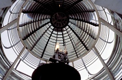 Inside the Largest Fresnel Lens in Maine in Seguin Island Light